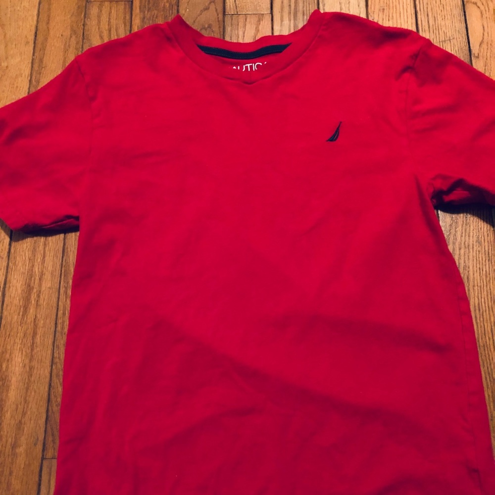 Boys Nautica V Neck Tee